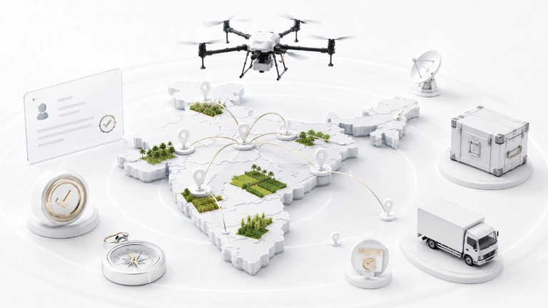 All India farmer drone booking