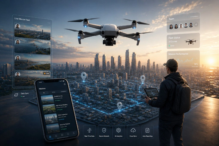 City Drone Rental Services App