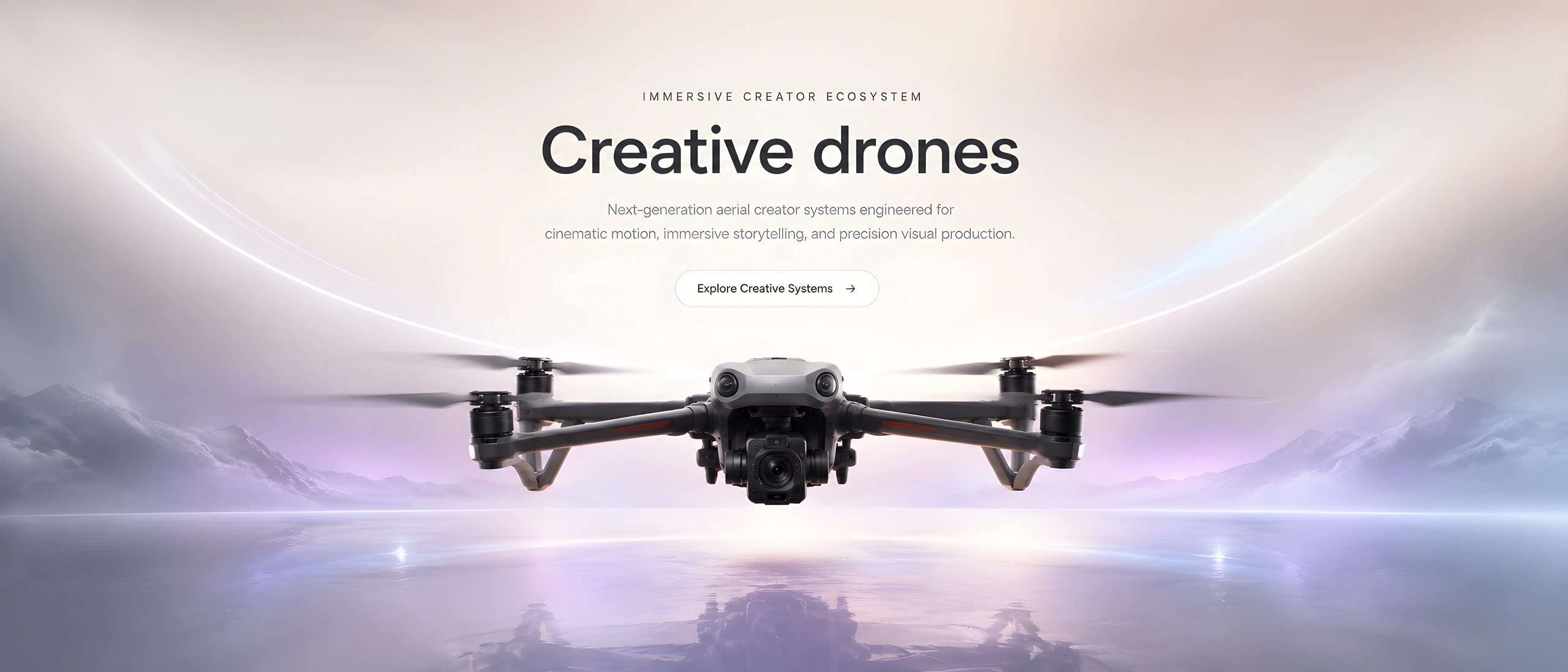 Creative drone cinematic category showcase