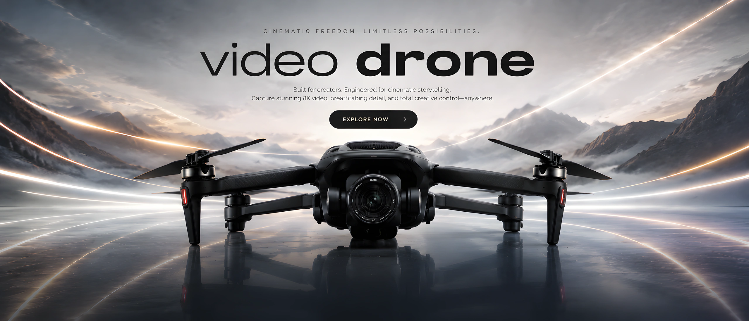 Video drone cinematic category showcase